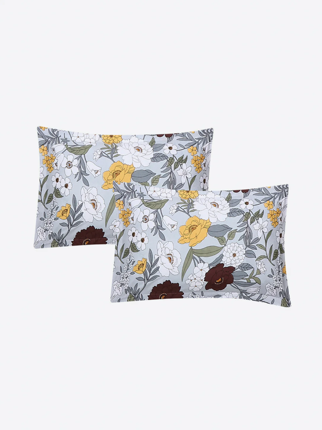104 TC 100% Cotton Double Bed 1 Bedsheet with 2 Pillow Cover (Samriddhi) - Image 7
