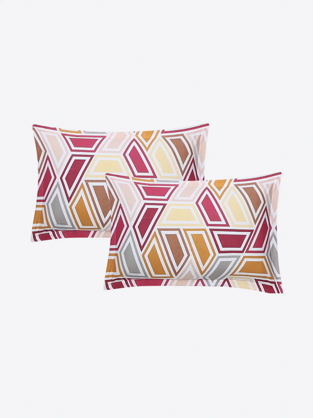 104 TC 100% Cotton Double Bed 1 Bedsheet with 2 Pillow Cover (Samriddhi) - Image 7