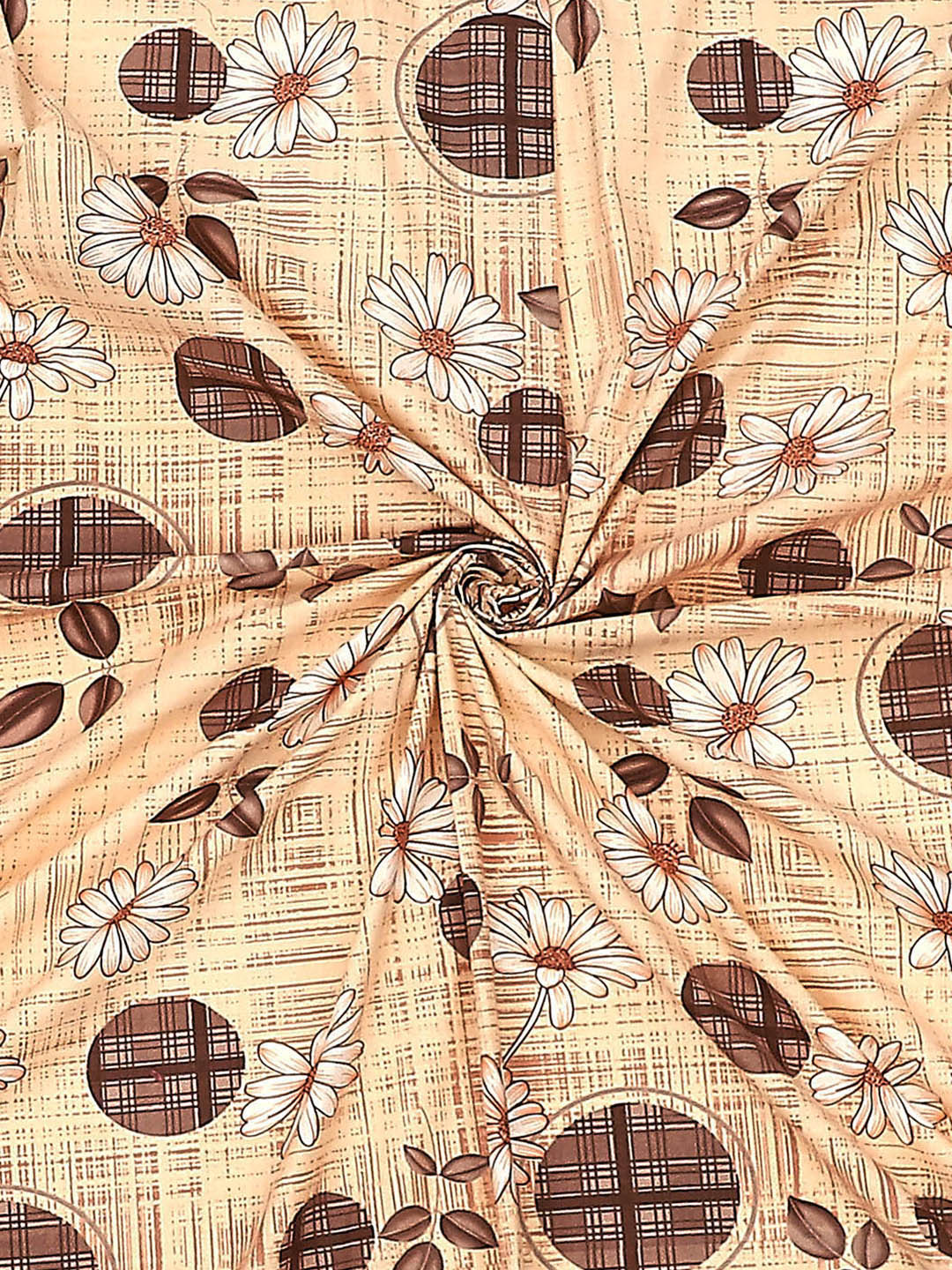 104 TC Cotton Double Bed Bedsheet with 2 Pillow Covers - Updated - Updated - Updated - Image 9