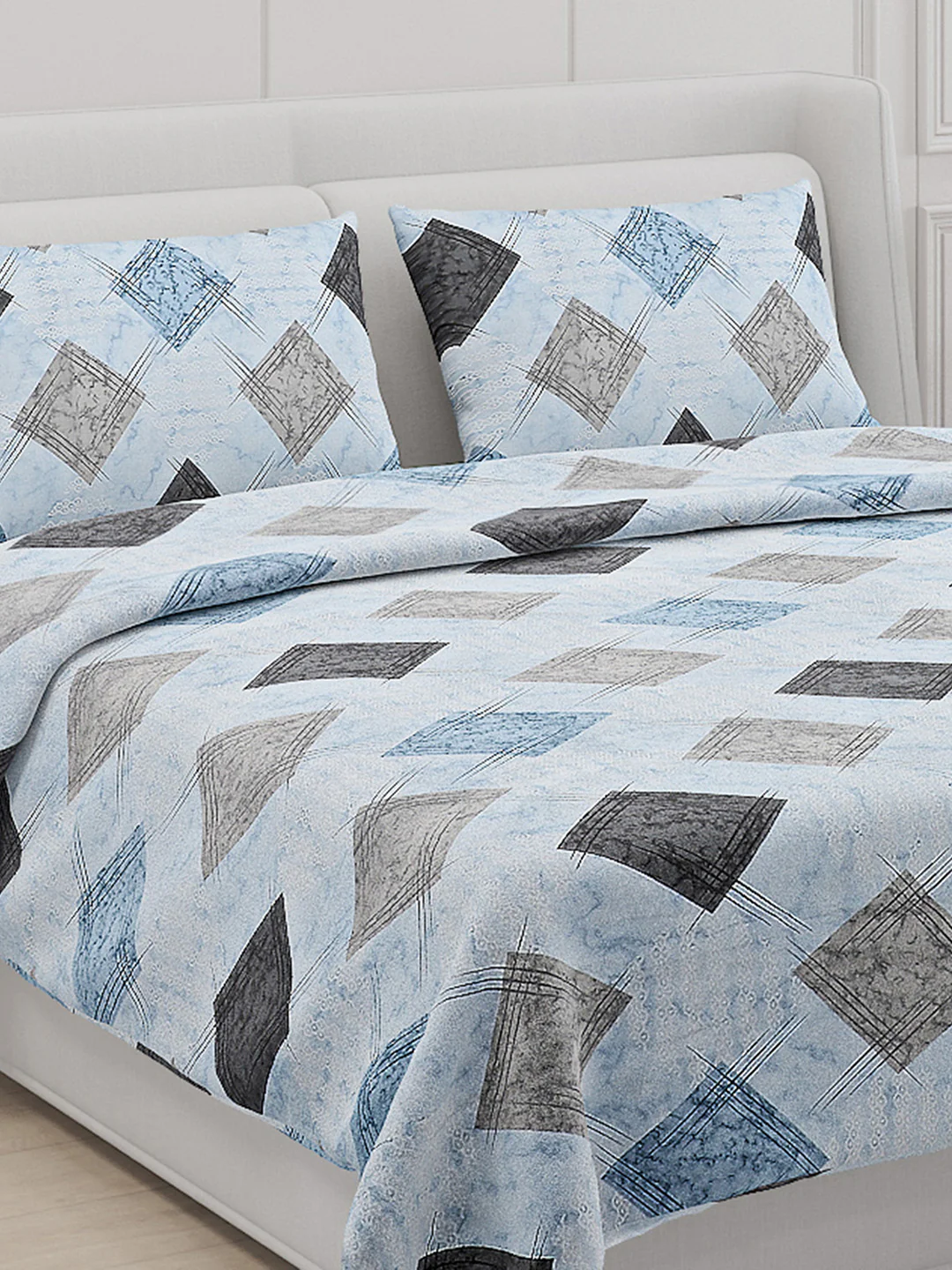 104 TC Cotton Double Bed Bedsheet with 2 Pillow Covers - Updated - Updated - Updated - Image 5