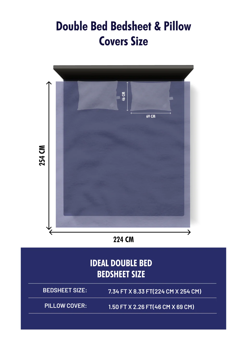 104 TC Cotton Double Bedsheet with 2 Pillow Covers - Updated - Updated - Updated - Image 10