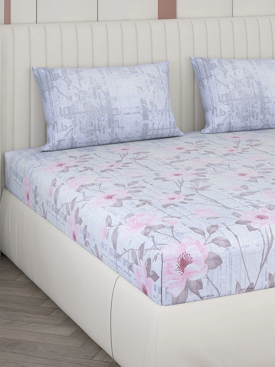 104 TC Cotton Double Bedsheet with 2 Pillow Covers - Updated - Updated - Updated - Image 4