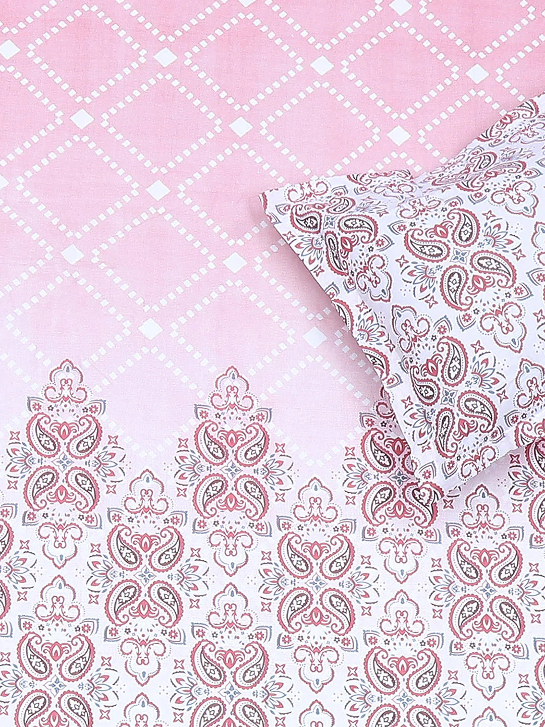 104 TC Cotton Double Bedsheet with 2 Pillow Covers - Updated - Updated - Image 5