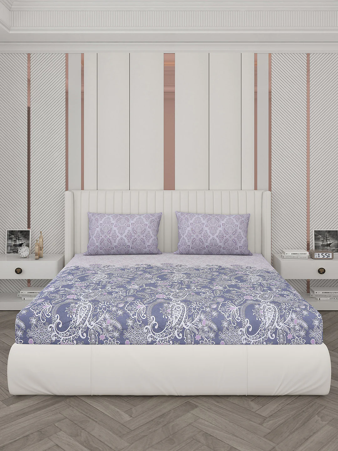 104 TC Cotton Double Bedsheet with 2 Pillow Covers - Updated - Updated - Updated - Image 3