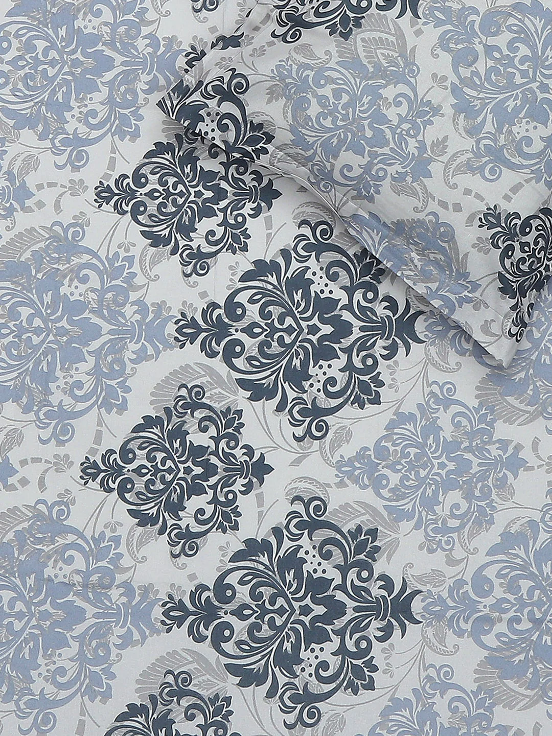104 TC Cotton Single Bedsheet with 1 Pillow Cover (Elegance) - Image 5