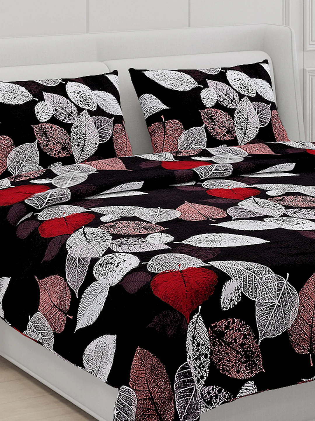 110 GSM Polyester Double Bed Bedsheet with 2 Pillow Covers - Updated - Updated - Updated - Image 5