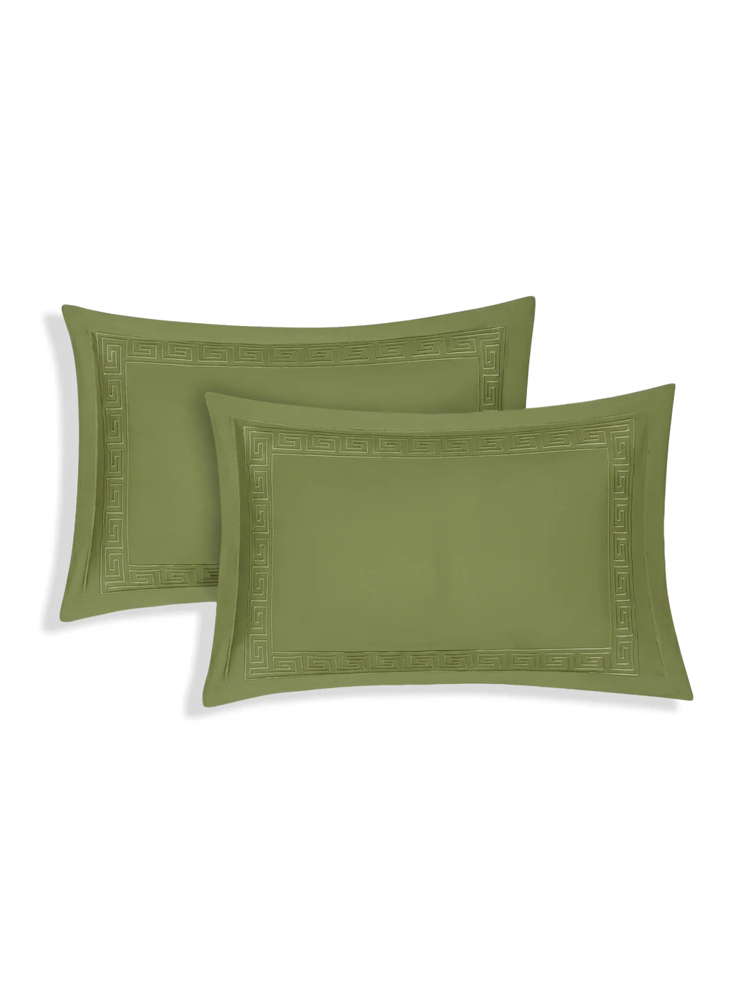 Premium 110 GSM Polyester King Size Bedsheet with 2 Pillow Covers Elite Embroidery Collection - Image 6