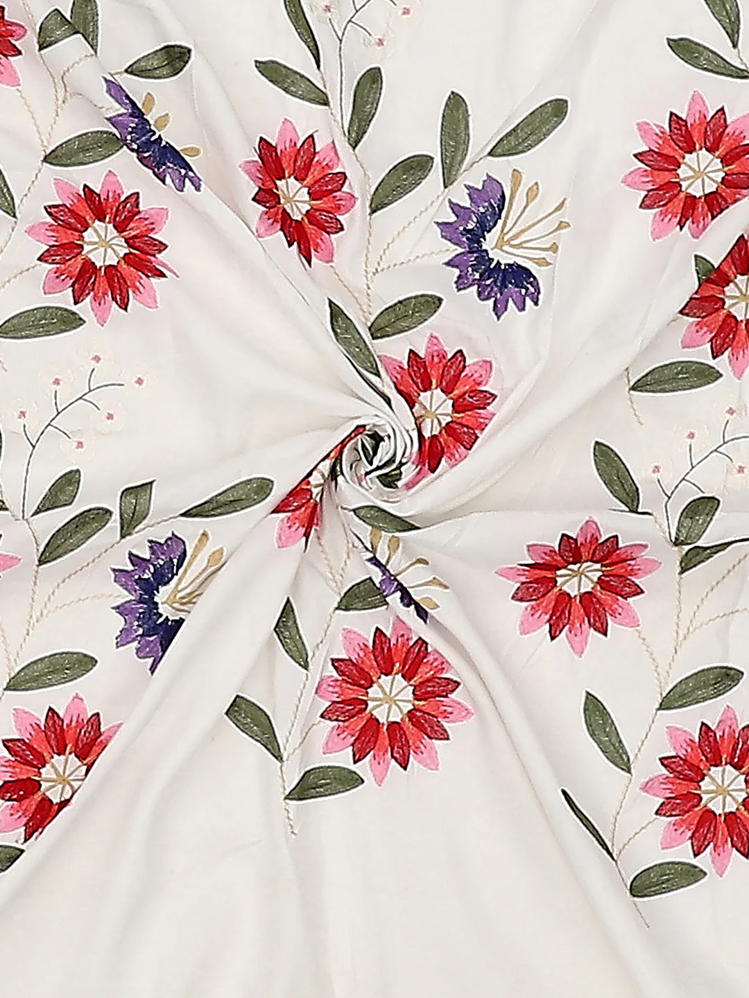 115 GSM Polyester Double Bed Bedsheet with 2 Pillow Covers - Updated - Updated - Image 9