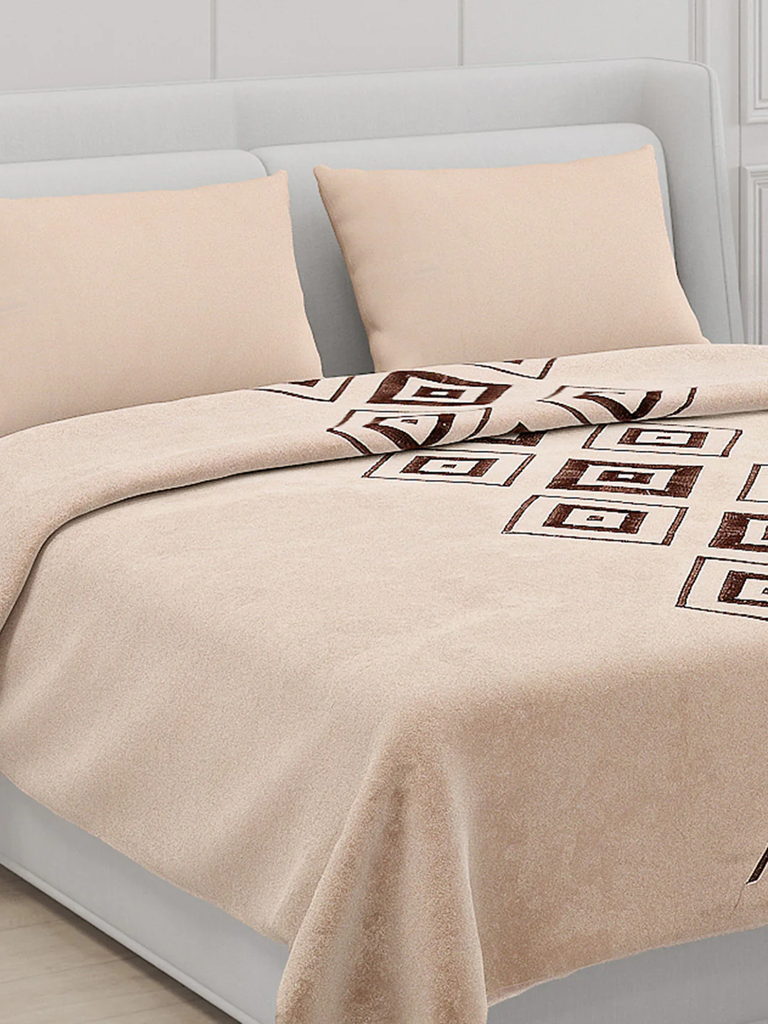 115 GSM Polyester Double Bed Bedsheet with 2 Pillow Covers - Updated - Updated - Image 5