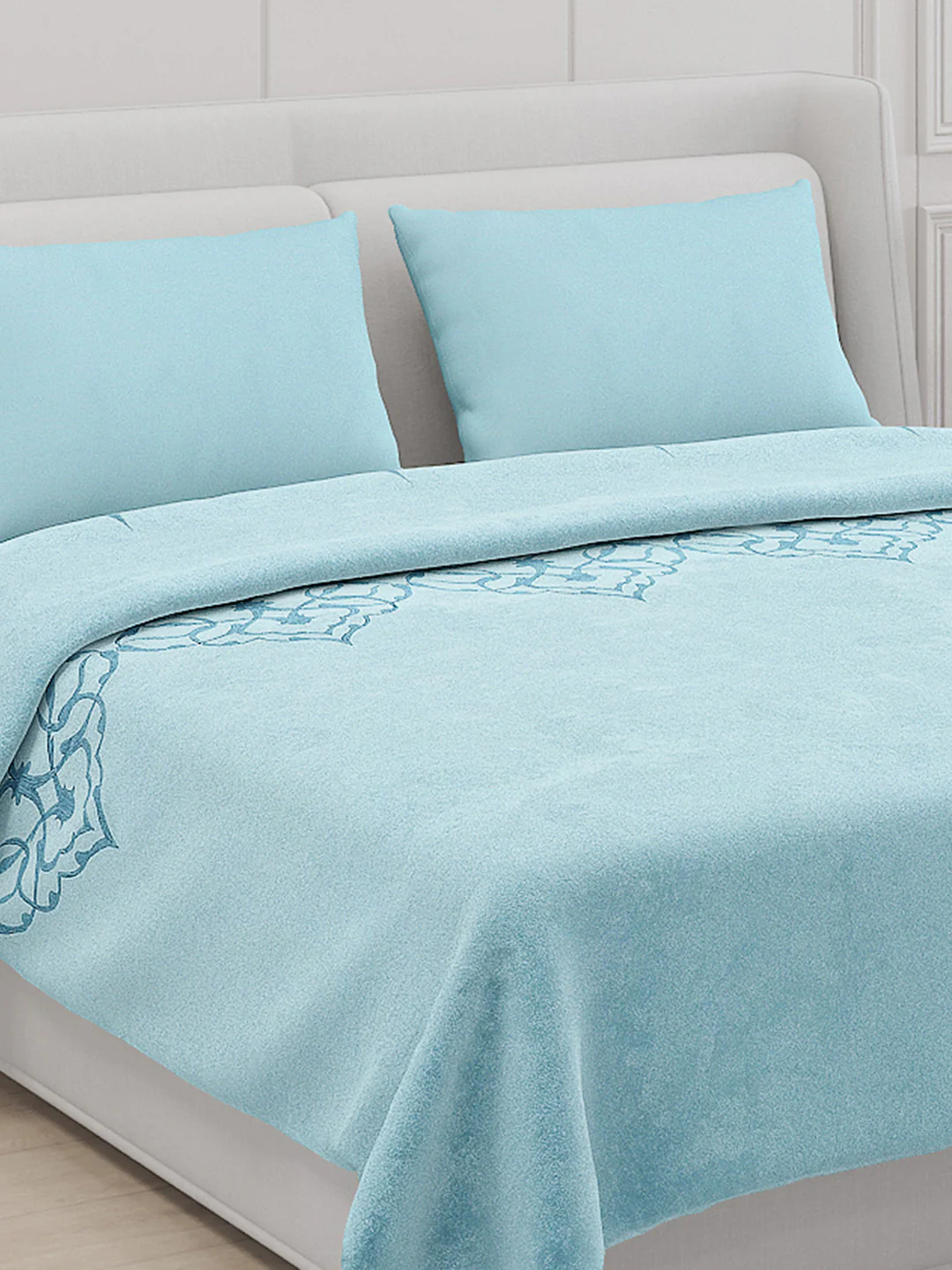115 GSM Polyester Double Bed Bedsheet with 2 Pillow Covers - Updated - Updated - Updated - Image 5