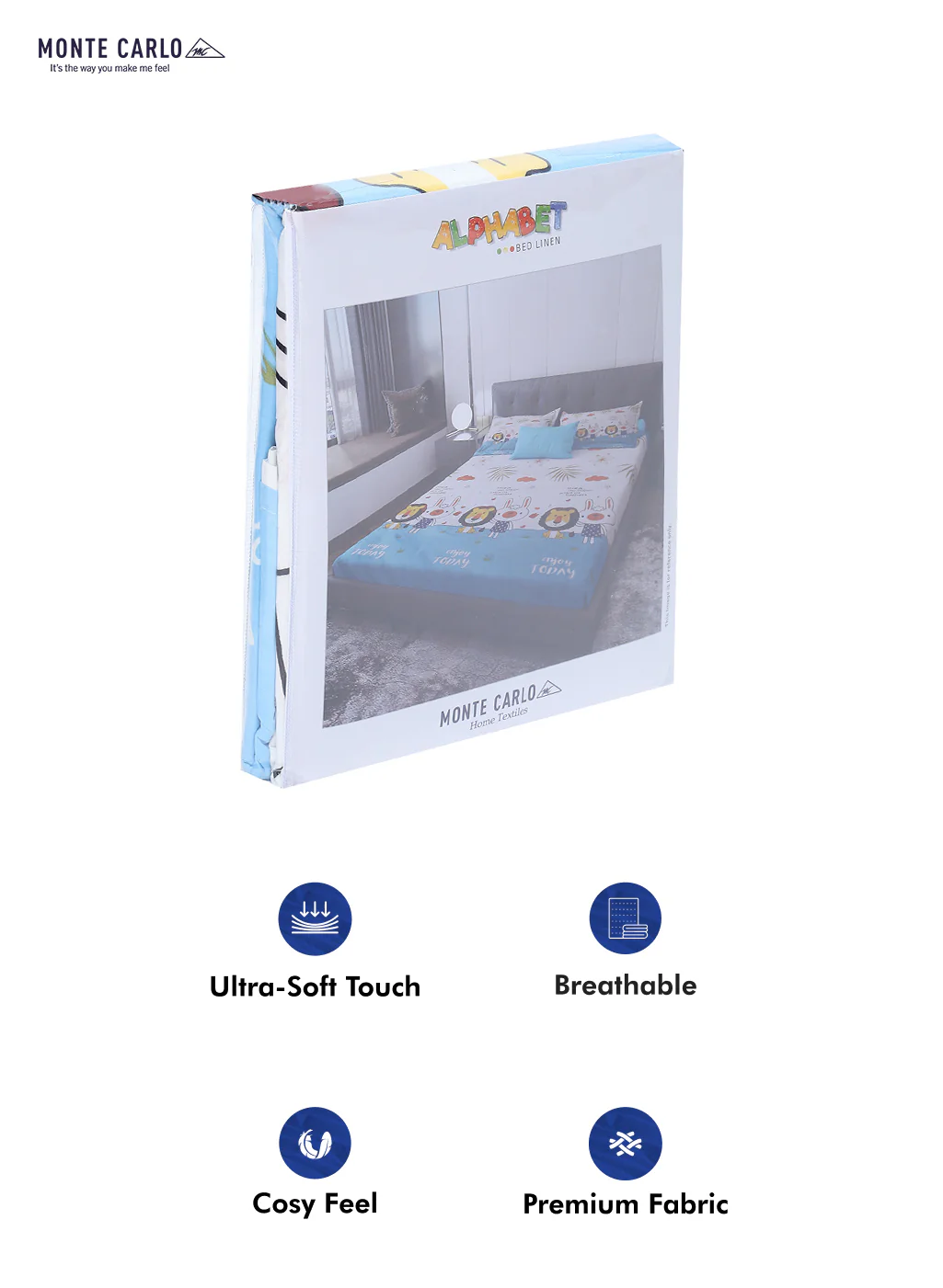 120 GSM  Polyester Double Bed Bedsheet with 2 Pillow Covers - Updated - Updated - Updated - Image 10