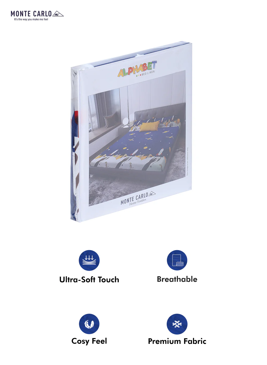 120 GSM  Polyester Double Bed Bedsheet with 2 Pillow Covers - Updated - Updated - Image 10