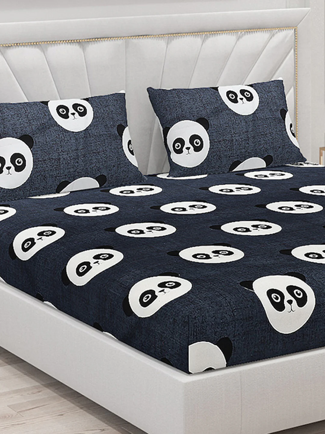 120 GSM  Polyester Double Bed Bedsheet with 2 Pillow Covers - Updated - Image 5