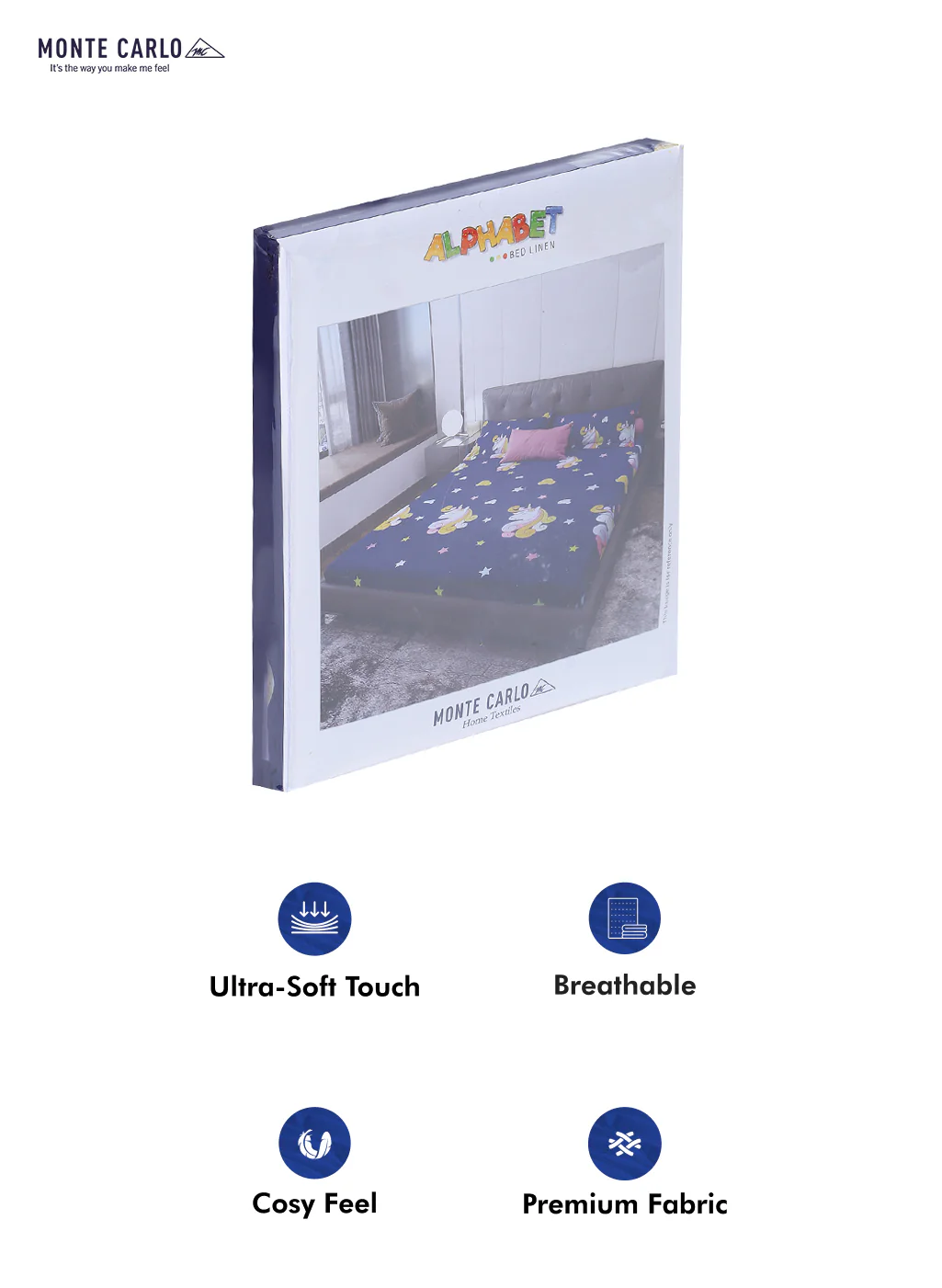 120 GSM  Polyester Double Bed Bedsheet with 2 Pillow Covers - Updated - Updated - Image 10