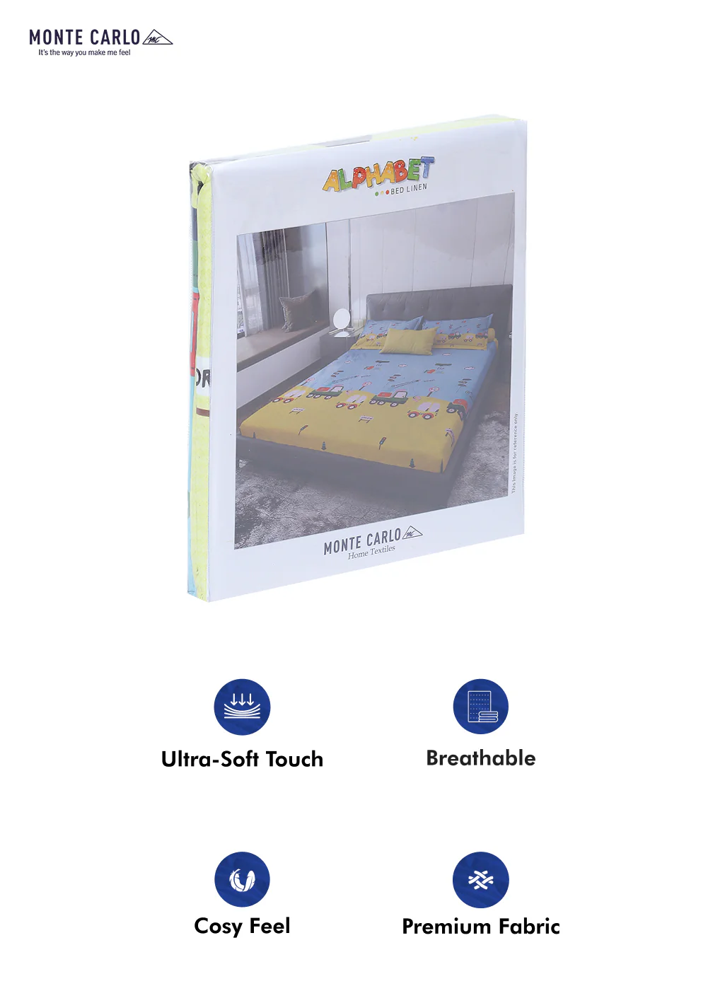 120 GSM  Polyester Double Bed Bedsheet with 2 Pillow Covers - Updated - Updated - Image 10