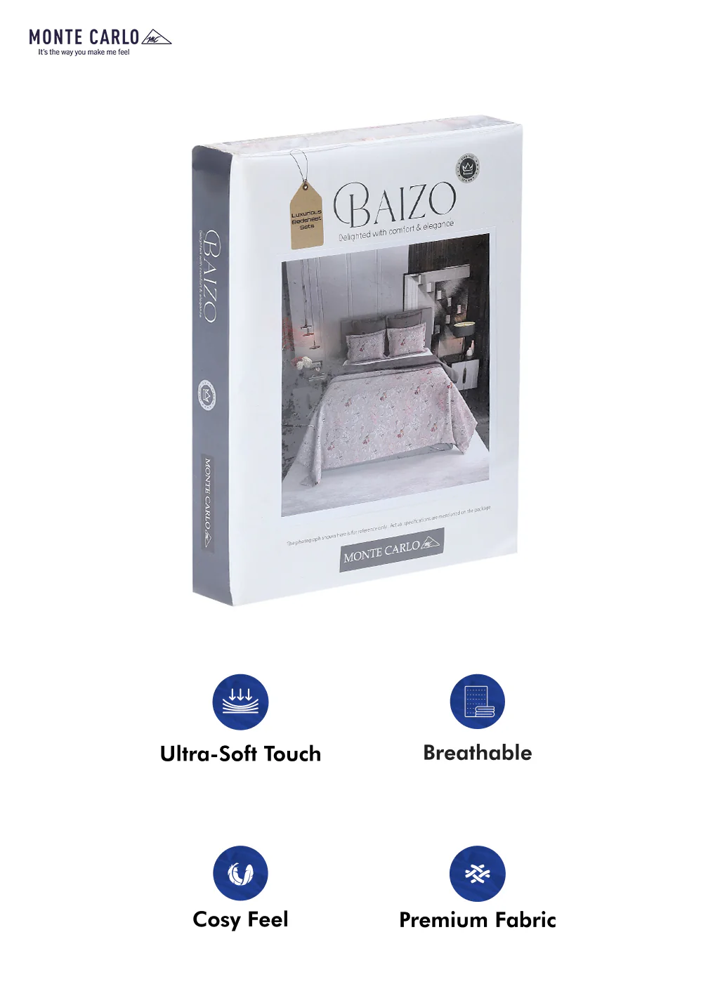 120 GSM  Polyester Double Bed Bedsheet with 2 Pillow Covers - Updated - Updated - Image 10