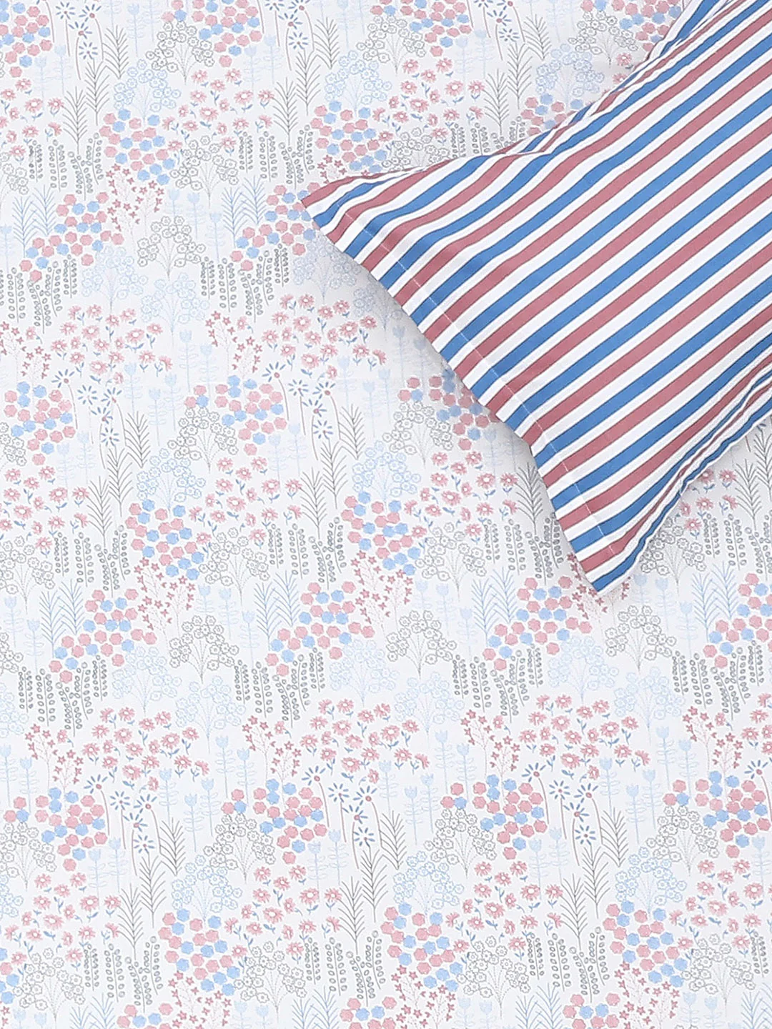 120 GSM  Polyester Double Bed Bedsheet with 2 Pillow Covers - Updated - Updated - Image 6
