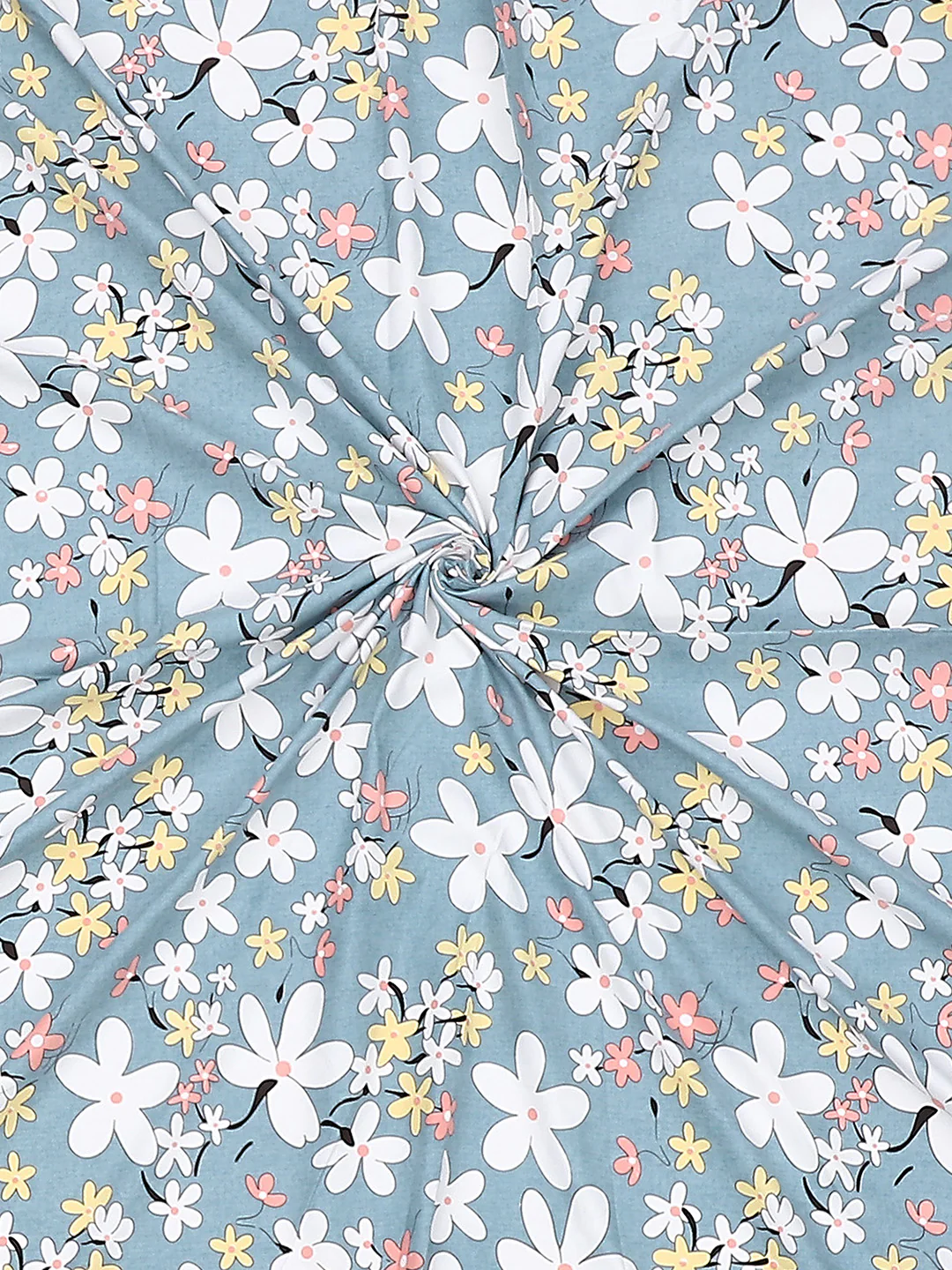 120 GSM  Polyester Double Bed Bedsheet with 2 Pillow Covers - Updated - Updated - Image 9