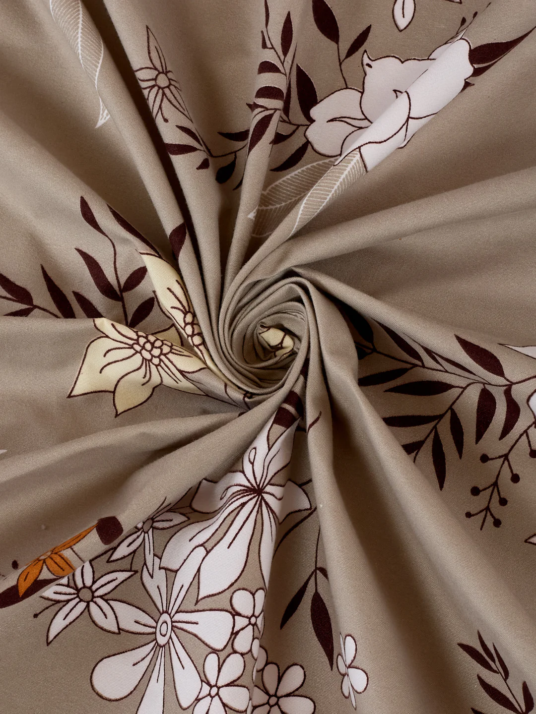 120 GSM Polyester Double Bed Bedsheet with 2 Pillow Covers Clara Collection - Image 8
