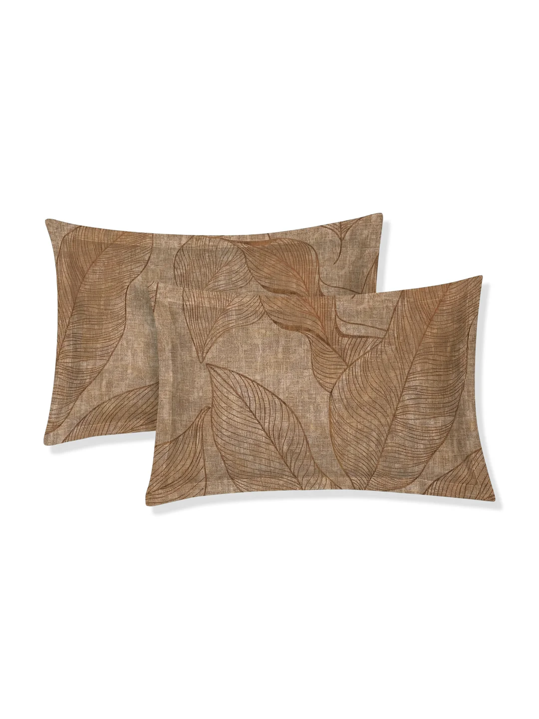 120 GSM Polyester King Size Bedsheet with 2 Pillow Covers Textura Jacquard Collection - Image 8