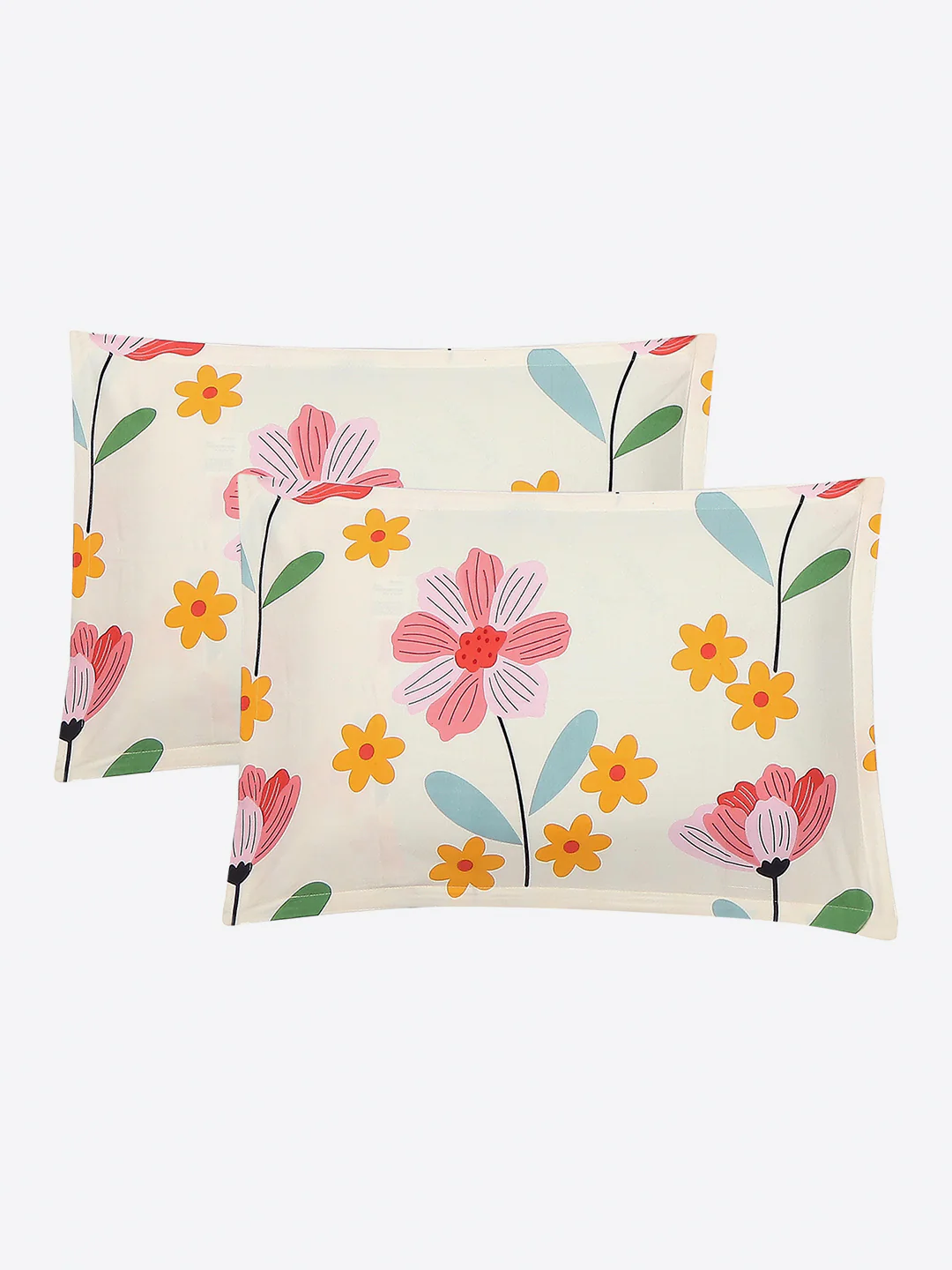 120 GSM Polyester Single Bedsheet with 1 Pillow Cover (Pixel) - Image 7