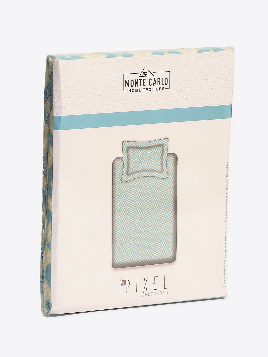 120 GSM Polyester Single Bedsheet with 1 Pillow Cover (Pixel) - Image 9
