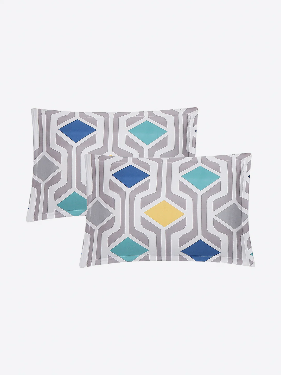 120 GSM Polyester Single Bedsheet with 1 Pillow Cover (Pixel) - Image 7
