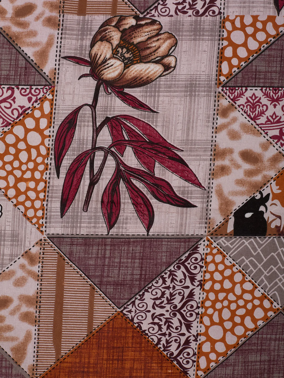 MOCA by Monte Carlo 120 TC Polycotton Double Bed Bedsheet with 2 Pillow Covers Paradise Collection - Image 7