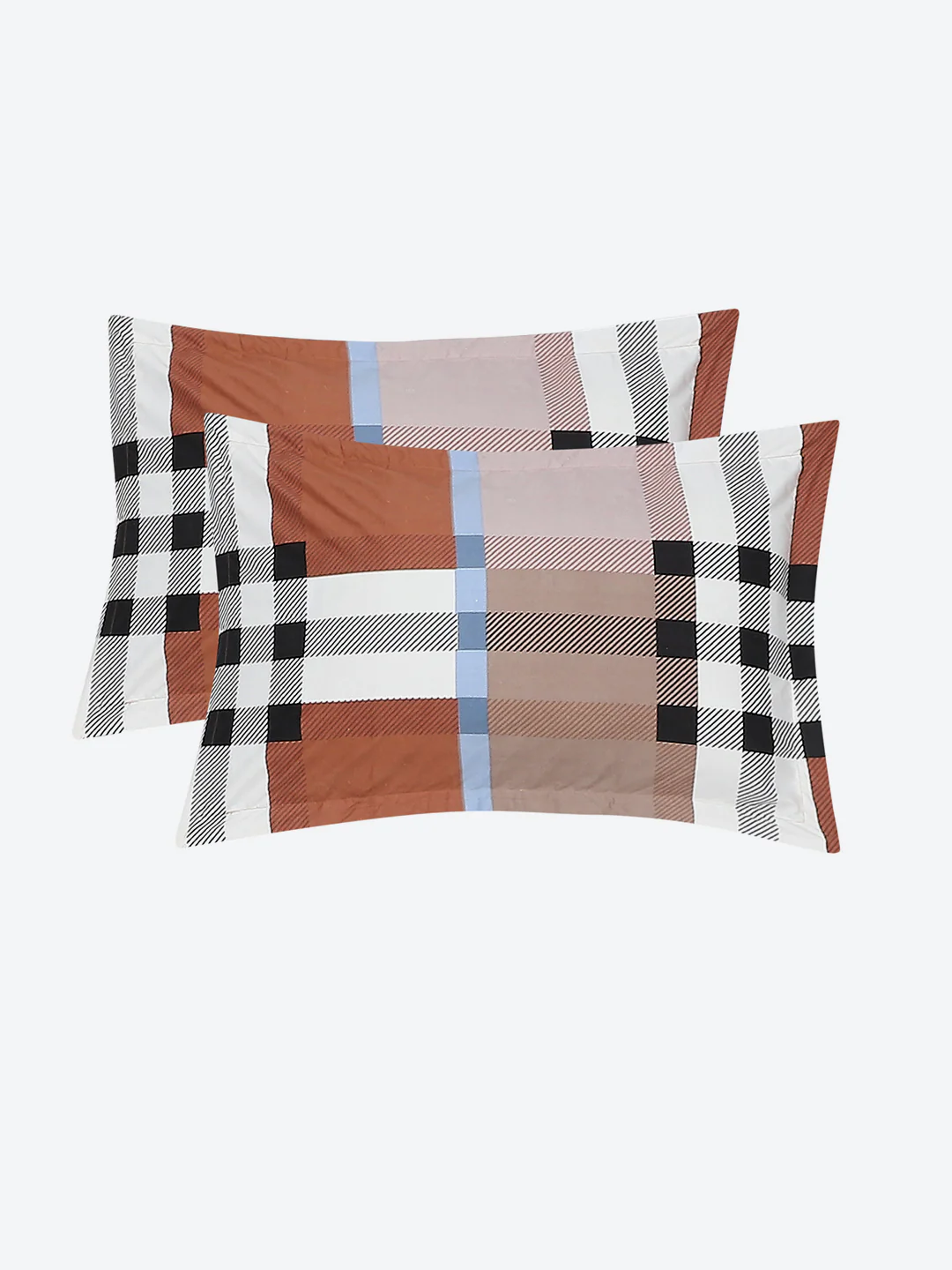 125 GSM Polyester Double Bed Bedsheet with 2 Pillow Covers - Image 8