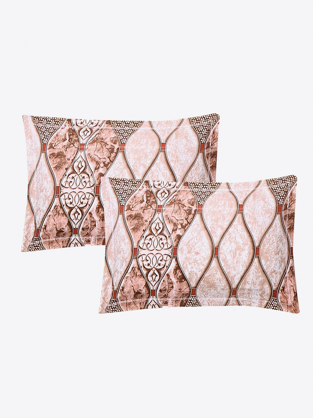 130 GSM Polyester Double Bed 1 Bedsheet with 2 Pillow Covers (Fashnik) - Image 7