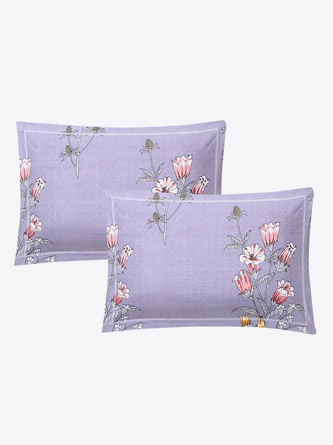 130 GSM Polyester Double Bed 1 Bedsheet with 2 Pillow Covers (Fashnik) - Image 7