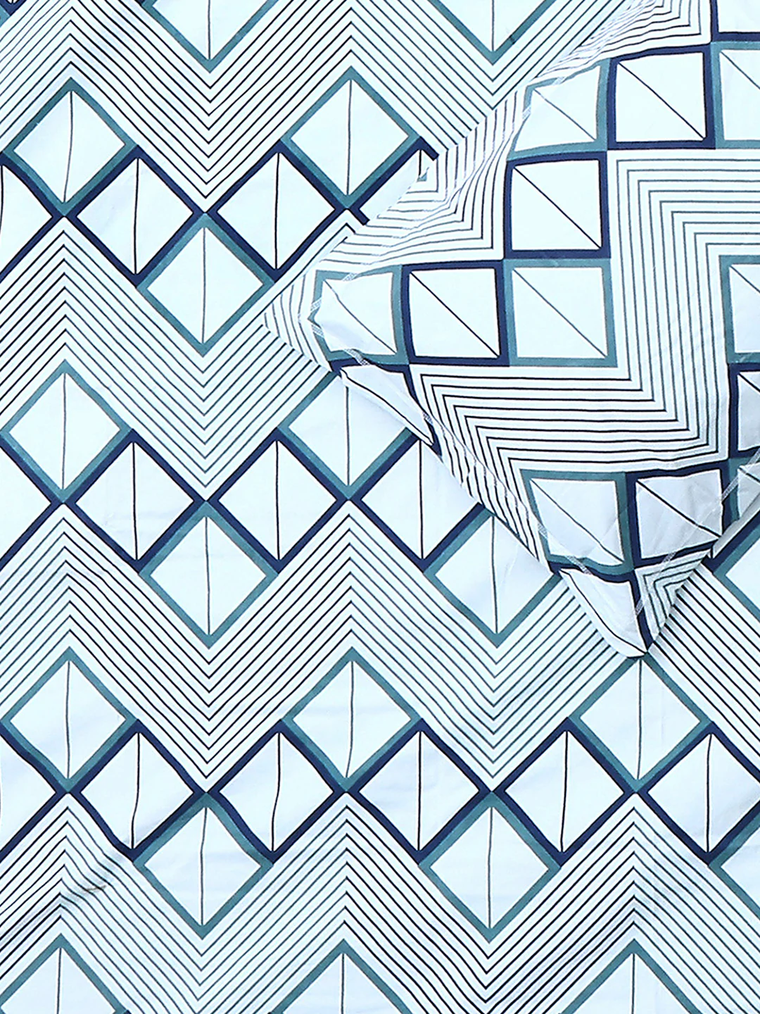 130 GSM Polyester Double Bed 1 Bedsheet with 2 Pillow Covers (Fashnik) - Image 5