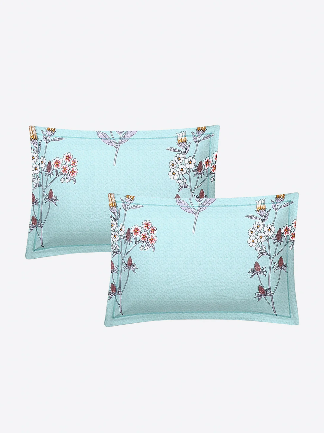 130 GSM Polyester Double Bed 1 Bedsheet with 2 Pillow Covers (Fashnik) - Image 7