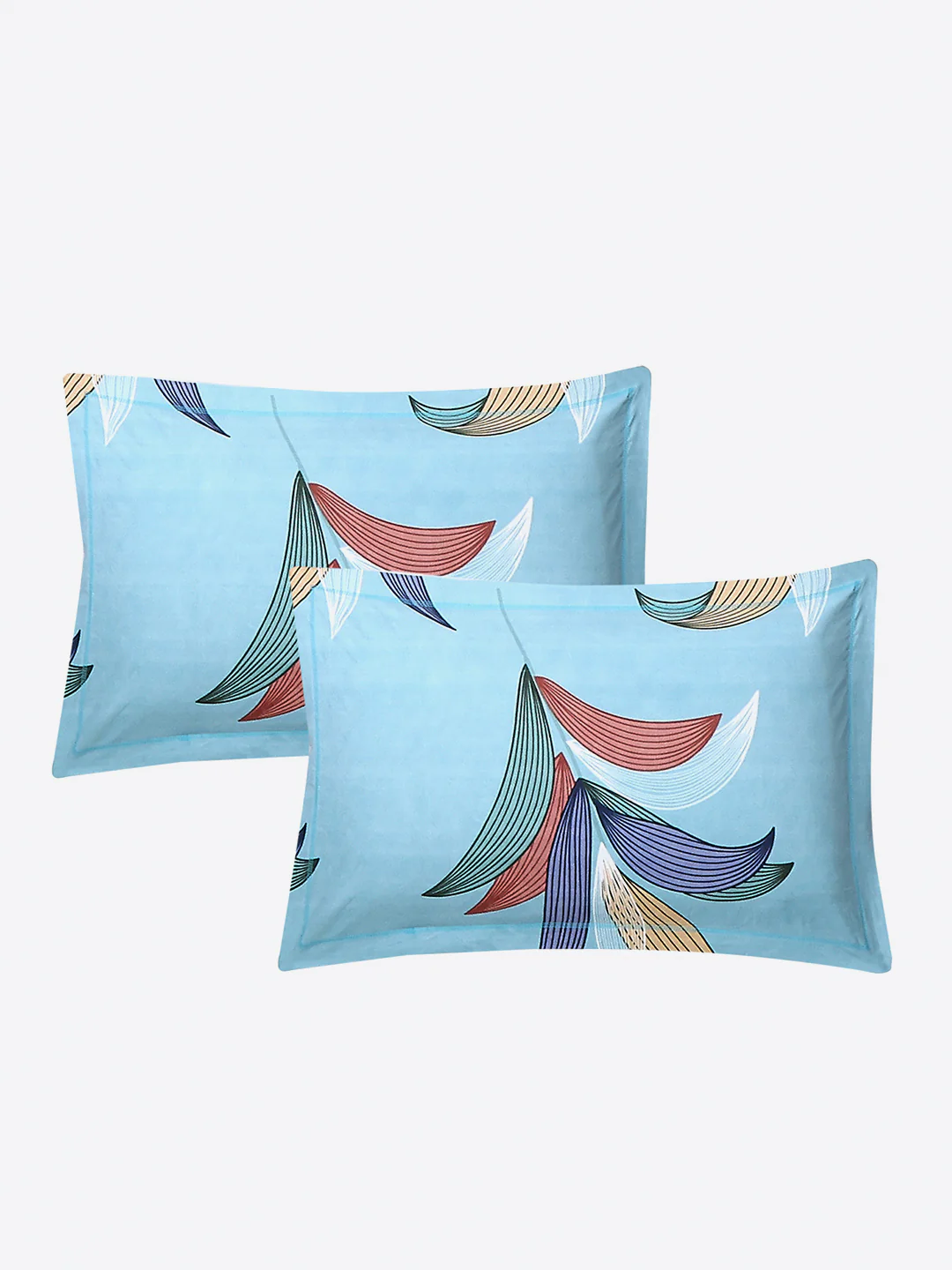 130 GSM Polyester Double Bed 1 Bedsheet with 2 Pillow Covers (Fashnik) - Image 7