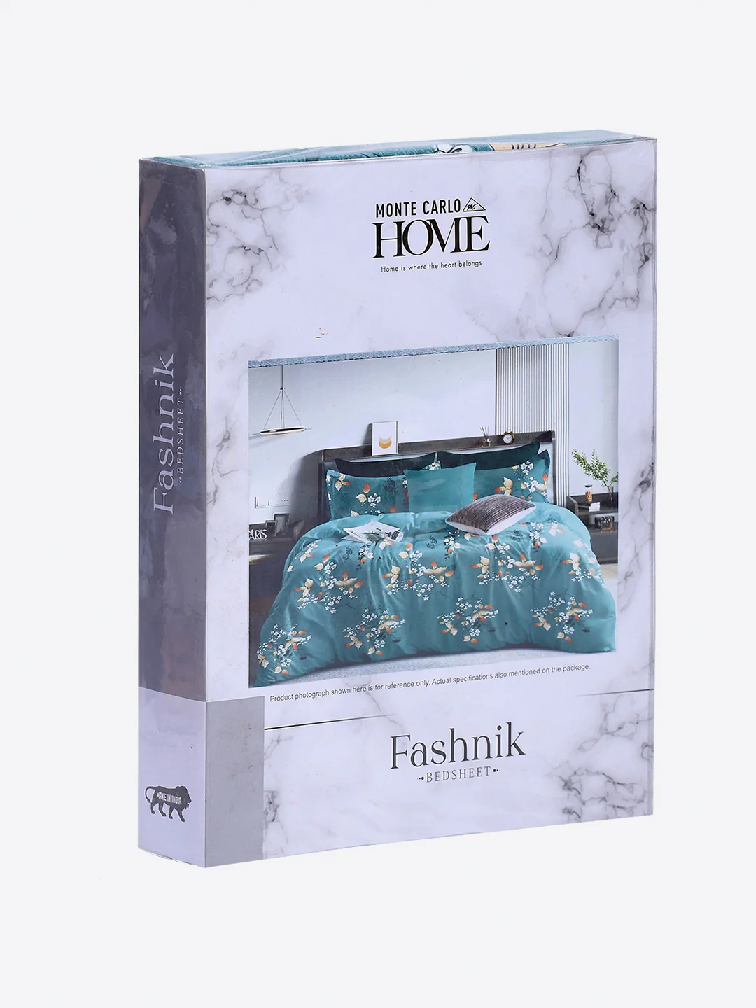 130 GSM Polyester Double Bed 1 Bedsheet with 2 Pillow Covers (Fashnik) - Image 9
