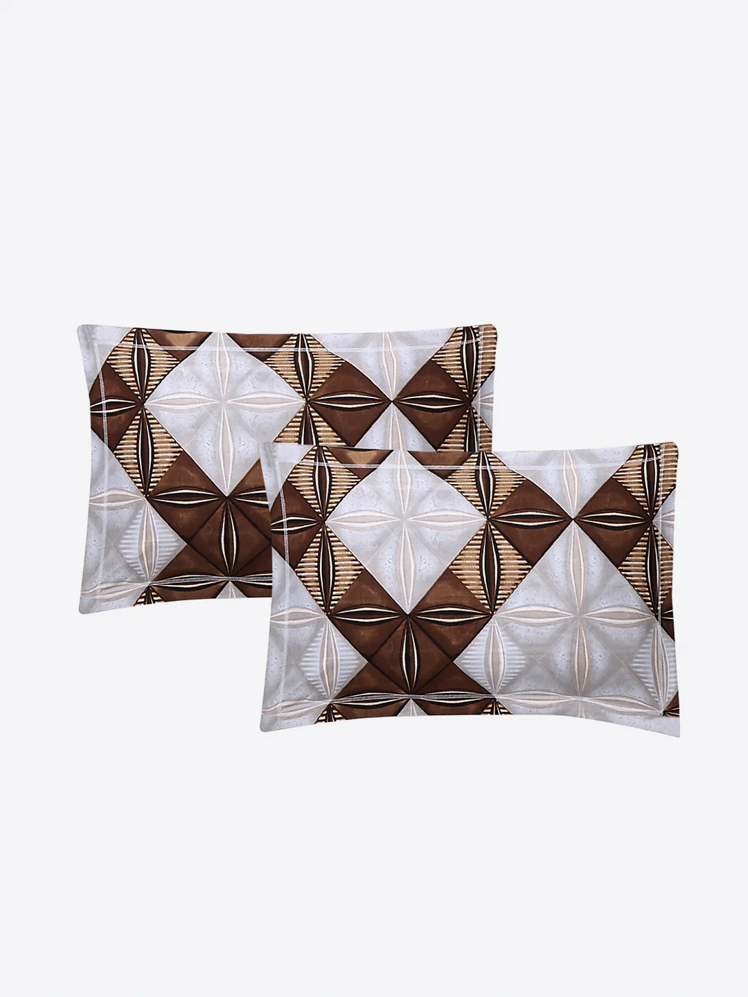 130 GSM Polyester Double Bed 1 Bedsheet with 2 Pillow Covers (Fashnik) - Image 7