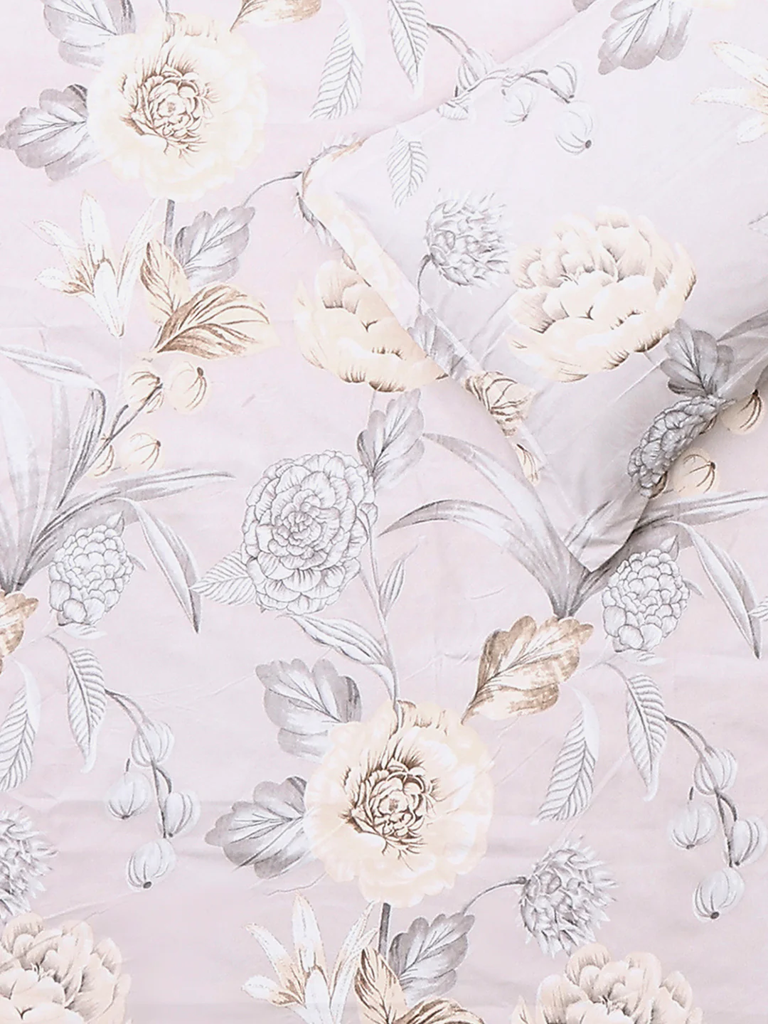 130 GSM Polyester Double Bed 1 Bedsheet with 2 Pillow Covers (Fashnik) - Image 5