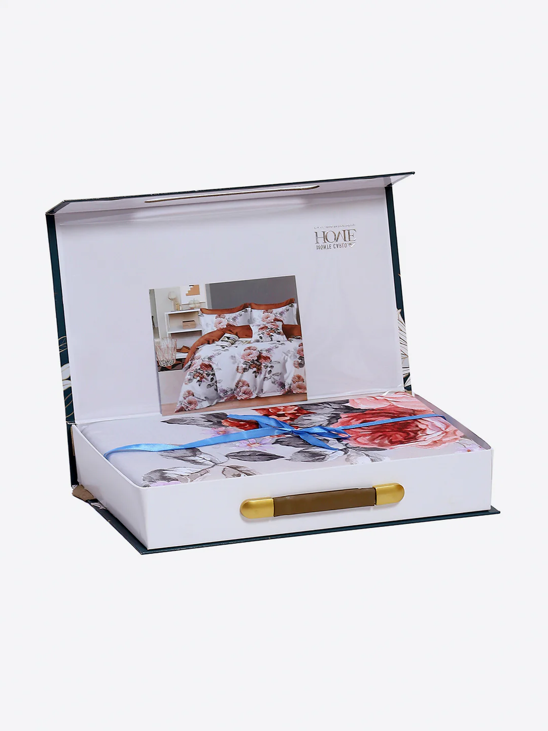 130 GSM Polyester Double Bed 1 Bedsheet with 2 Pillow Covers (Immortal) - Image 9