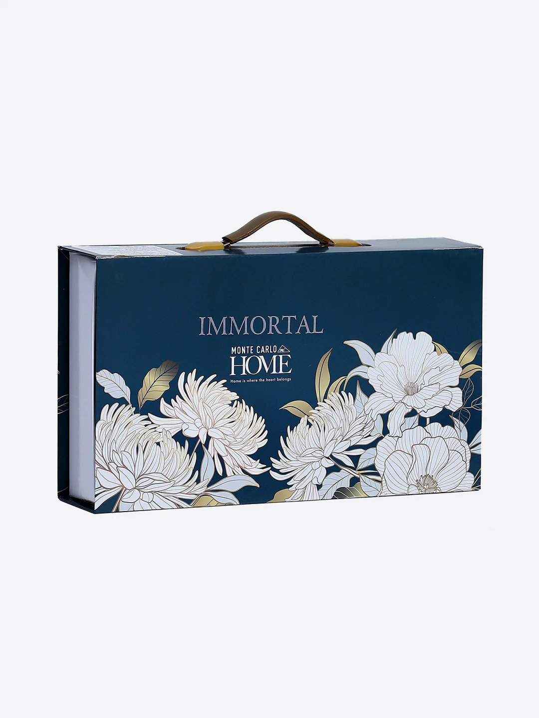 130 GSM Polyester Double Bed 1 Bedsheet with 2 Pillow Covers (Immortal) - Image 10