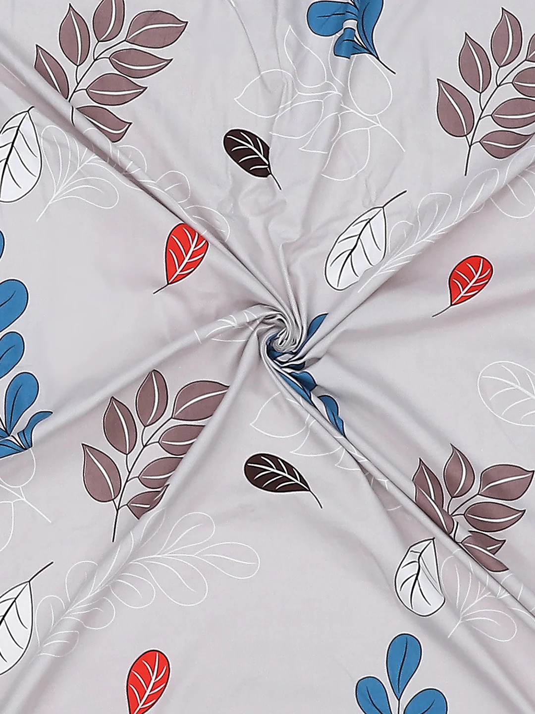 130 GSM Polyester Double Bed Bedsheet with 2 Pillow Covers - Image 9