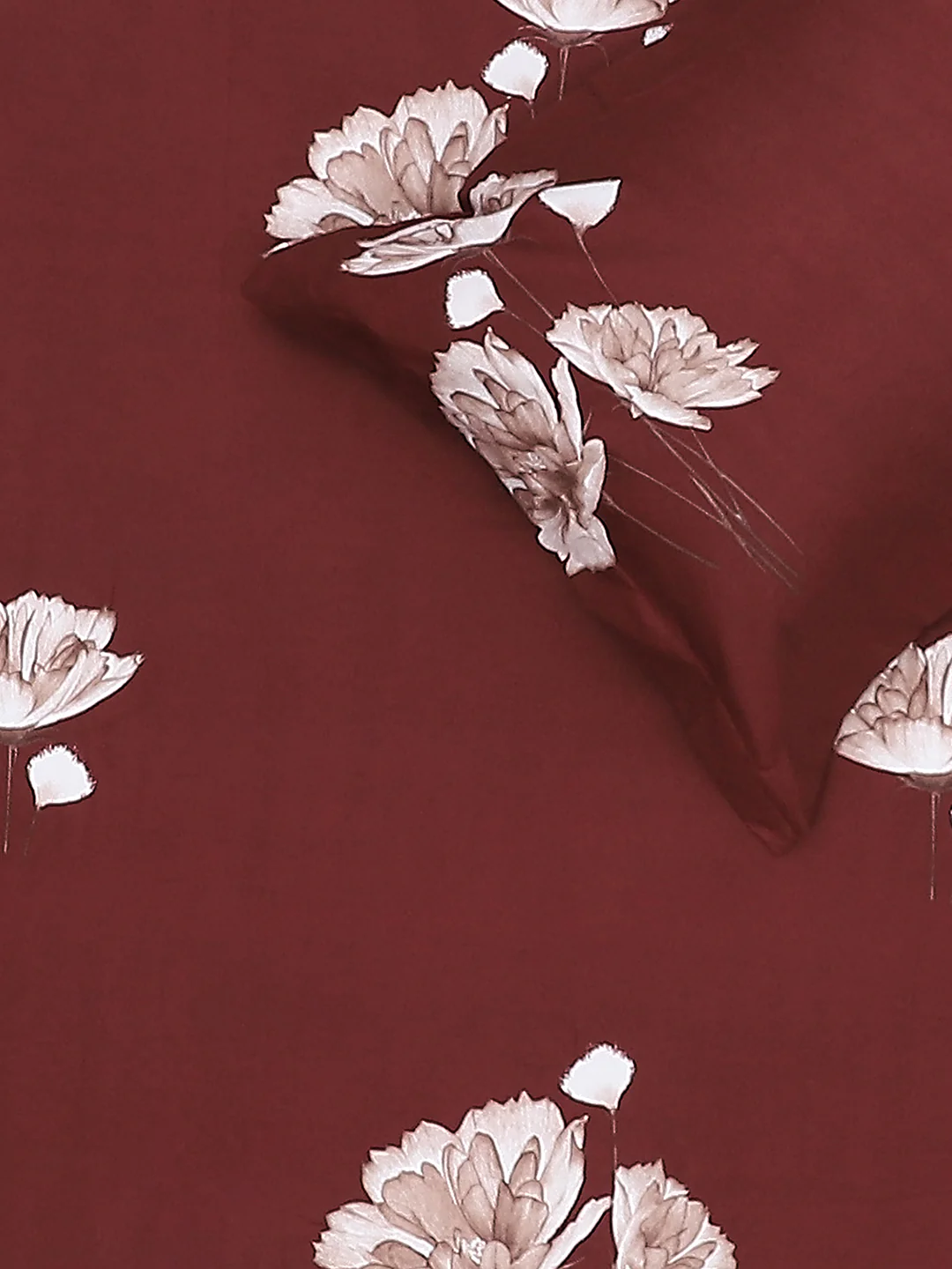130 GSM Polyester Double Bed Bedsheet with 2 Pillow Covers - Image 6