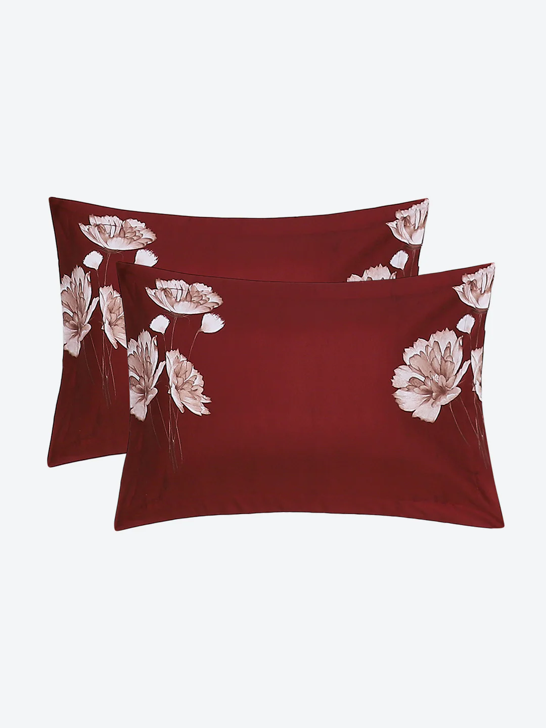 130 GSM Polyester Double Bed Bedsheet with 2 Pillow Covers - Image 8
