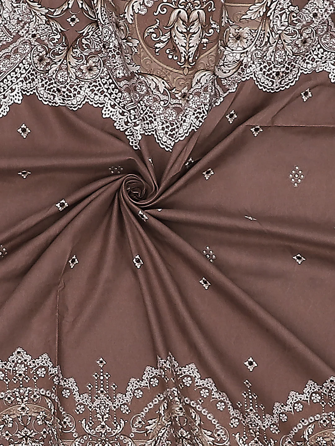 130 GSM Polyester Double Bed Bedsheet with 2 Pillow Covers - Image 9