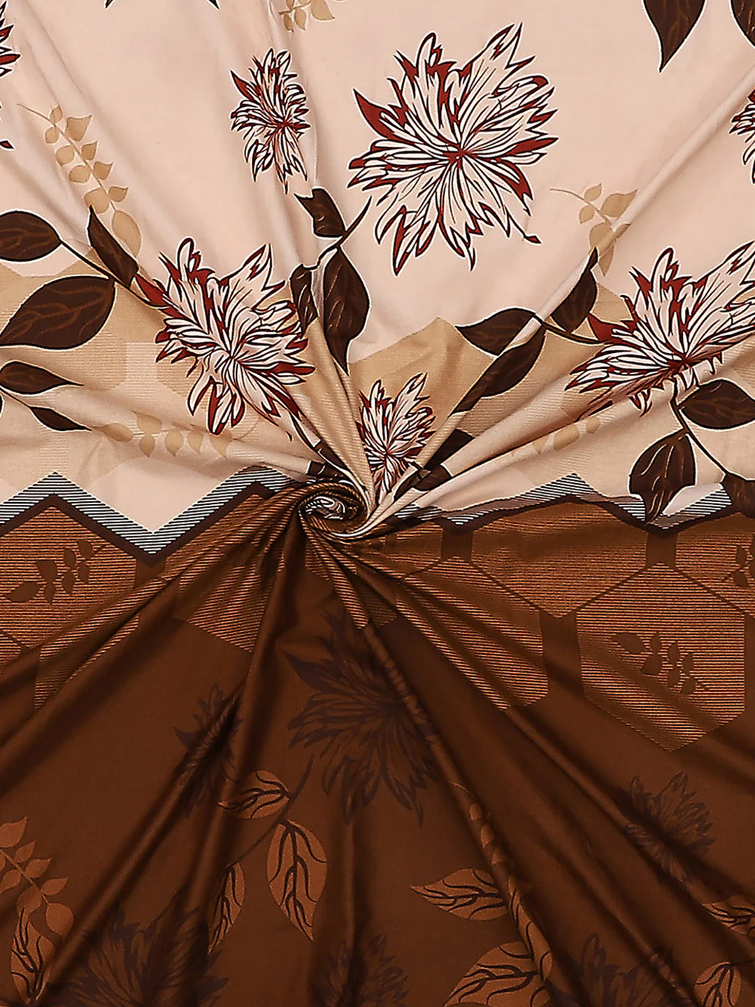 130 GSM Polyester Double Bed Bedsheet with 2 Pillow Covers - Image 9