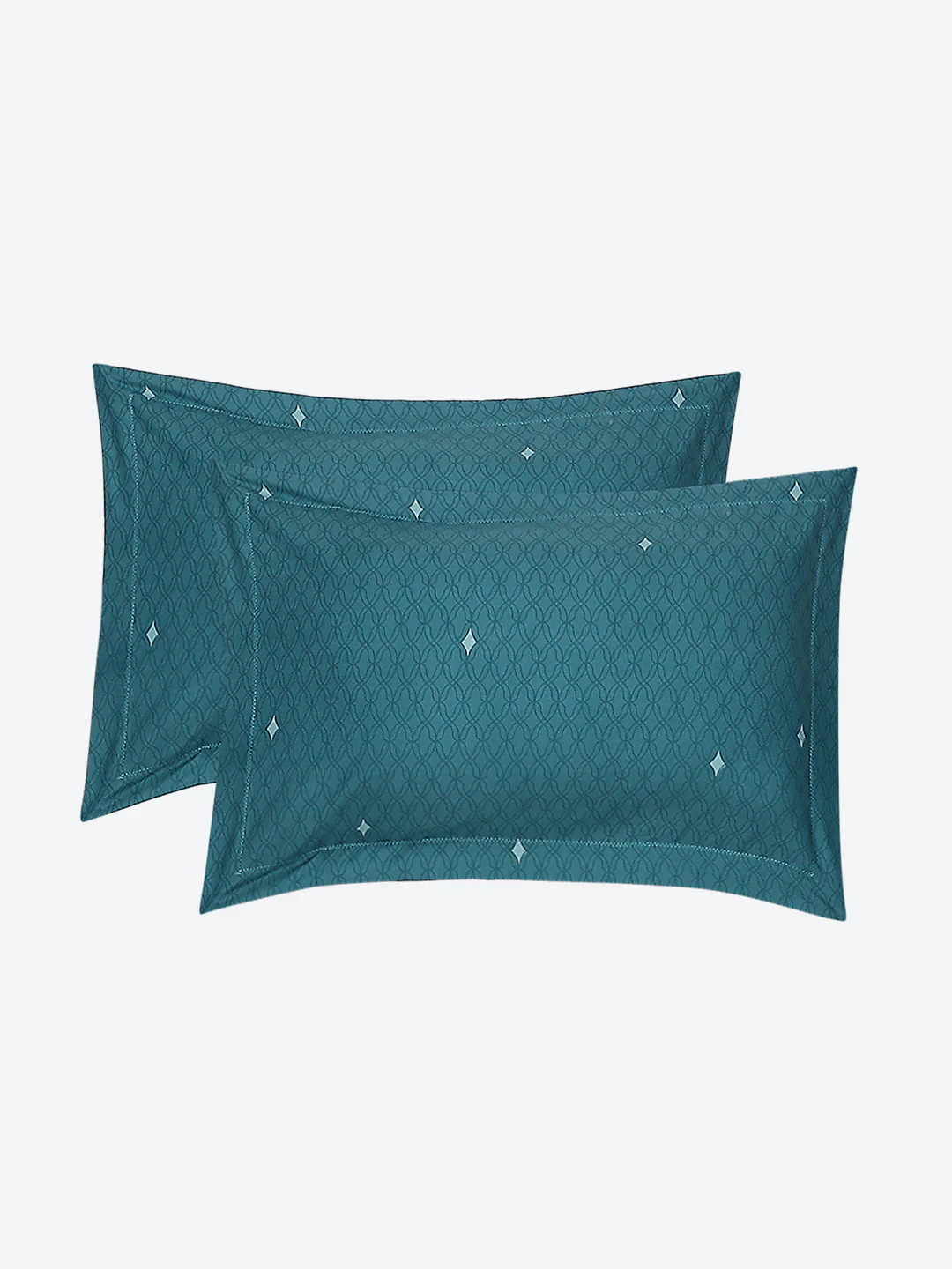 130 GSM Polyester Double Bed Bedsheet with 2 Pillow Covers - Image 8