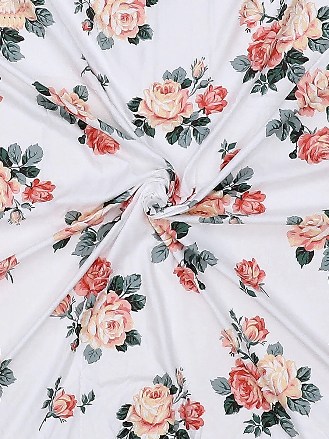 130 GSM Polyester Double Bed Bedsheet with 2 Pillow Covers - Image 9