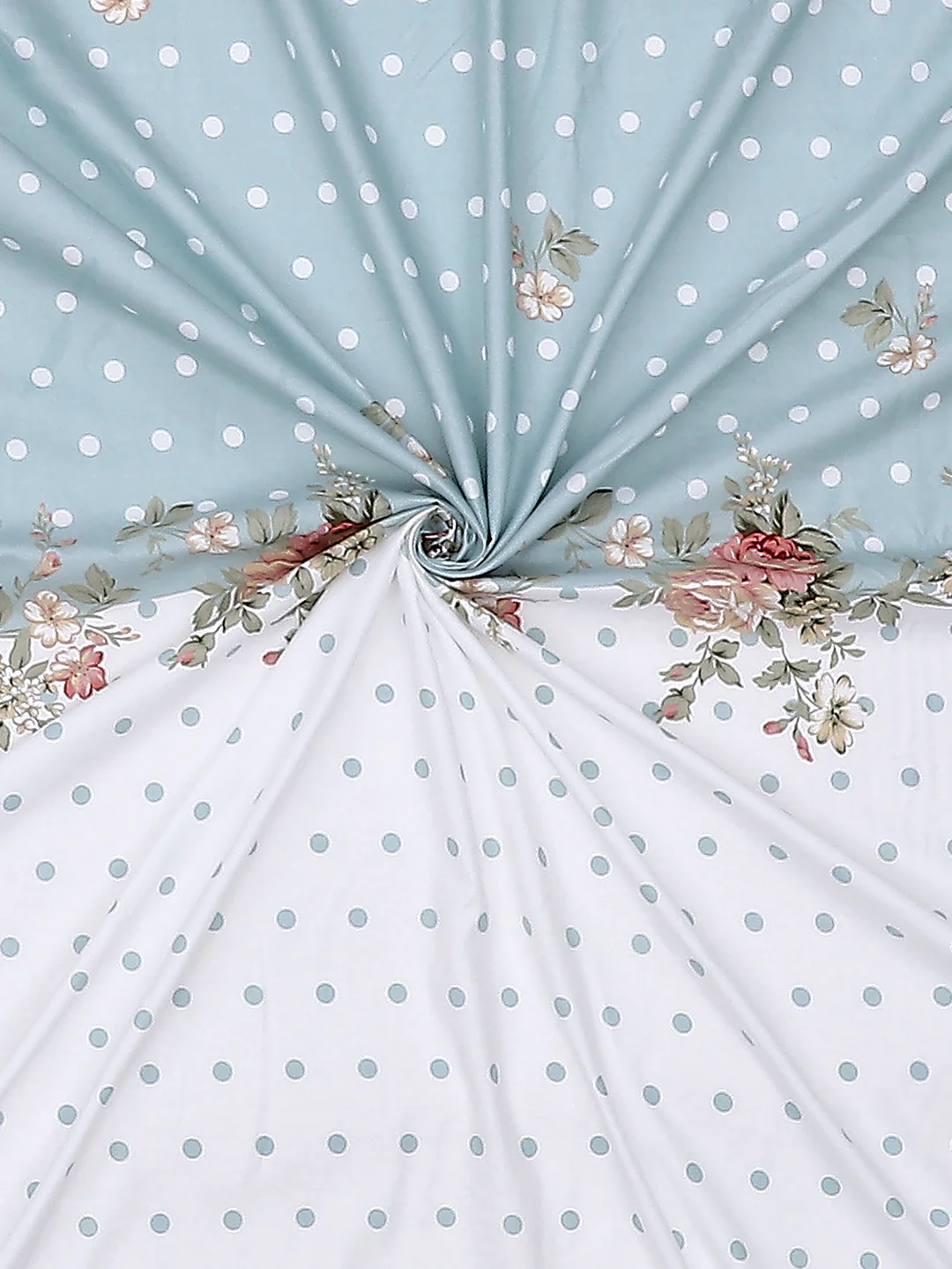 130 GSM Polyester Double Bed Bedsheet with 2 Pillow Covers - Image 9