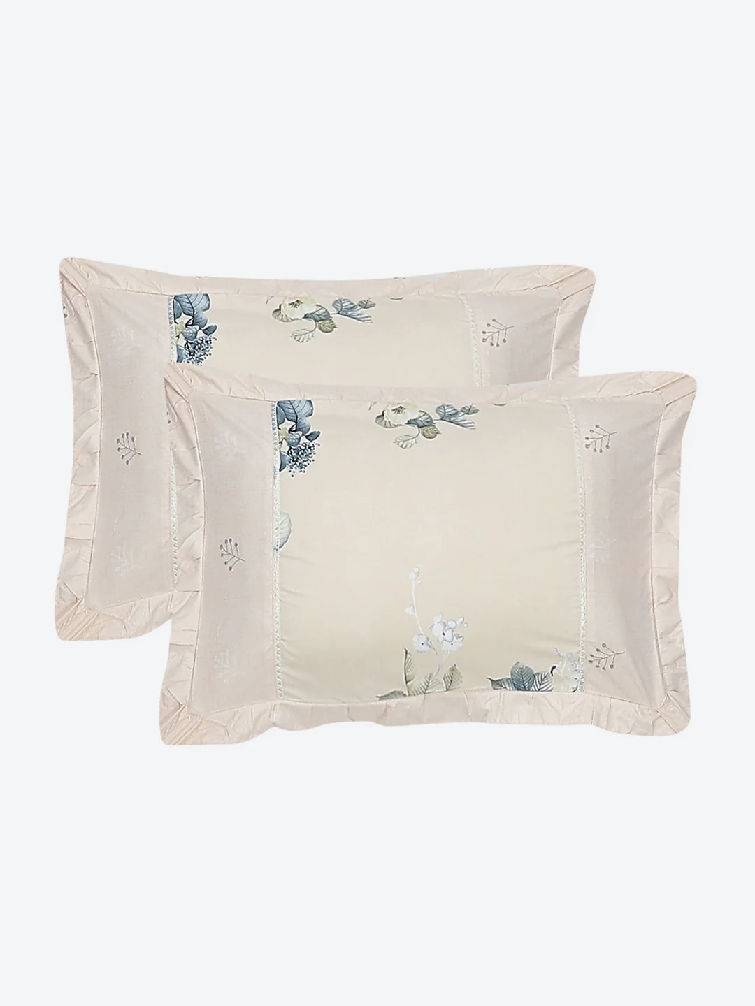 130 GSM Polyester Double Bed Bedsheet with 2 Pillow Covers - Image 8