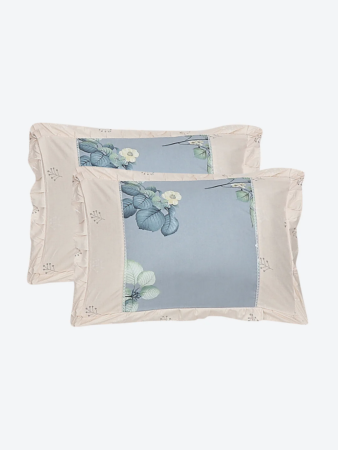 130 GSM Polyester Double Bed Bedsheet with 2 Pillow Covers - Image 8