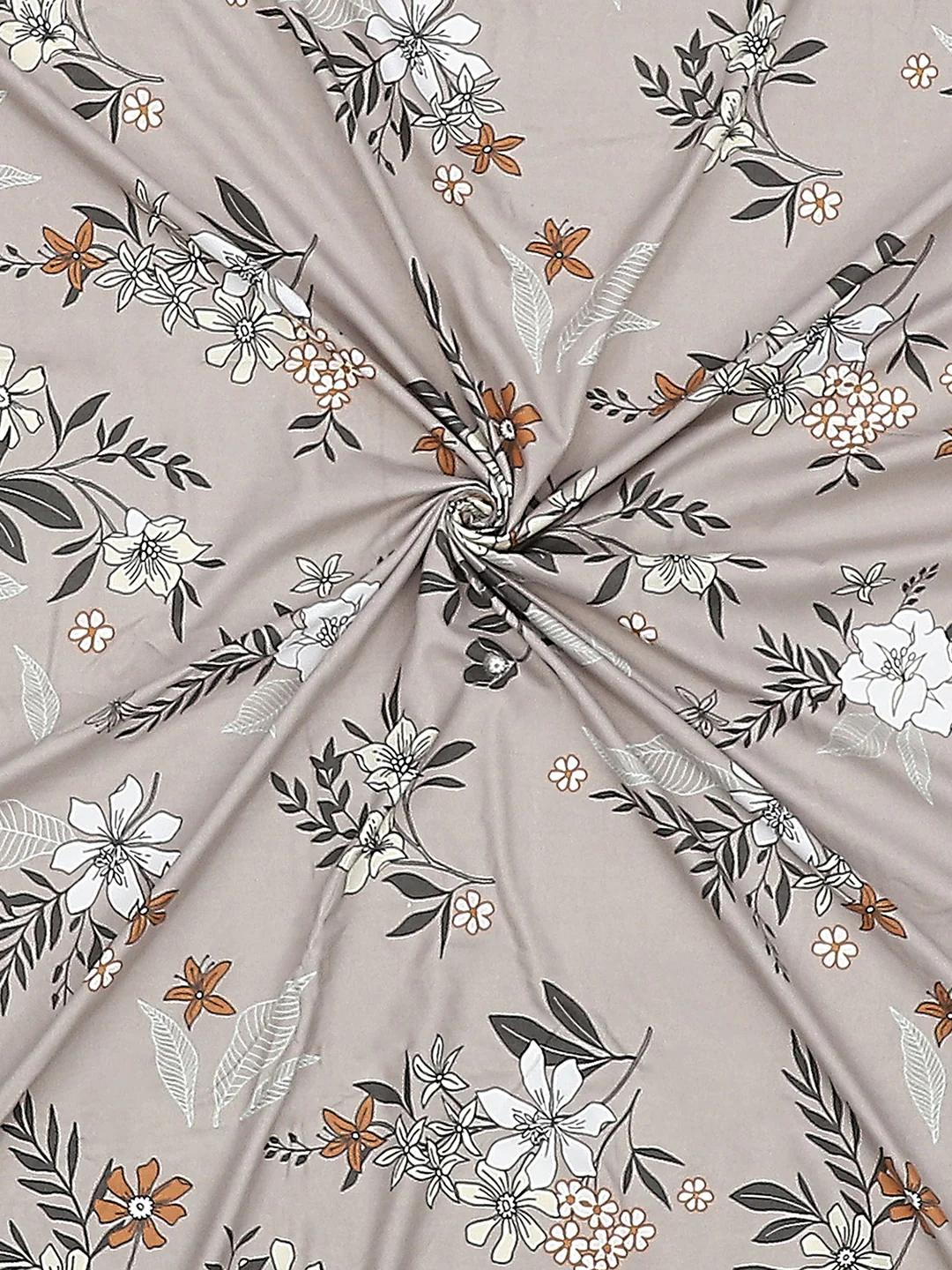 130 GSM Polyester Double Bed Bedsheet with 2 Pillow Covers - Image 9